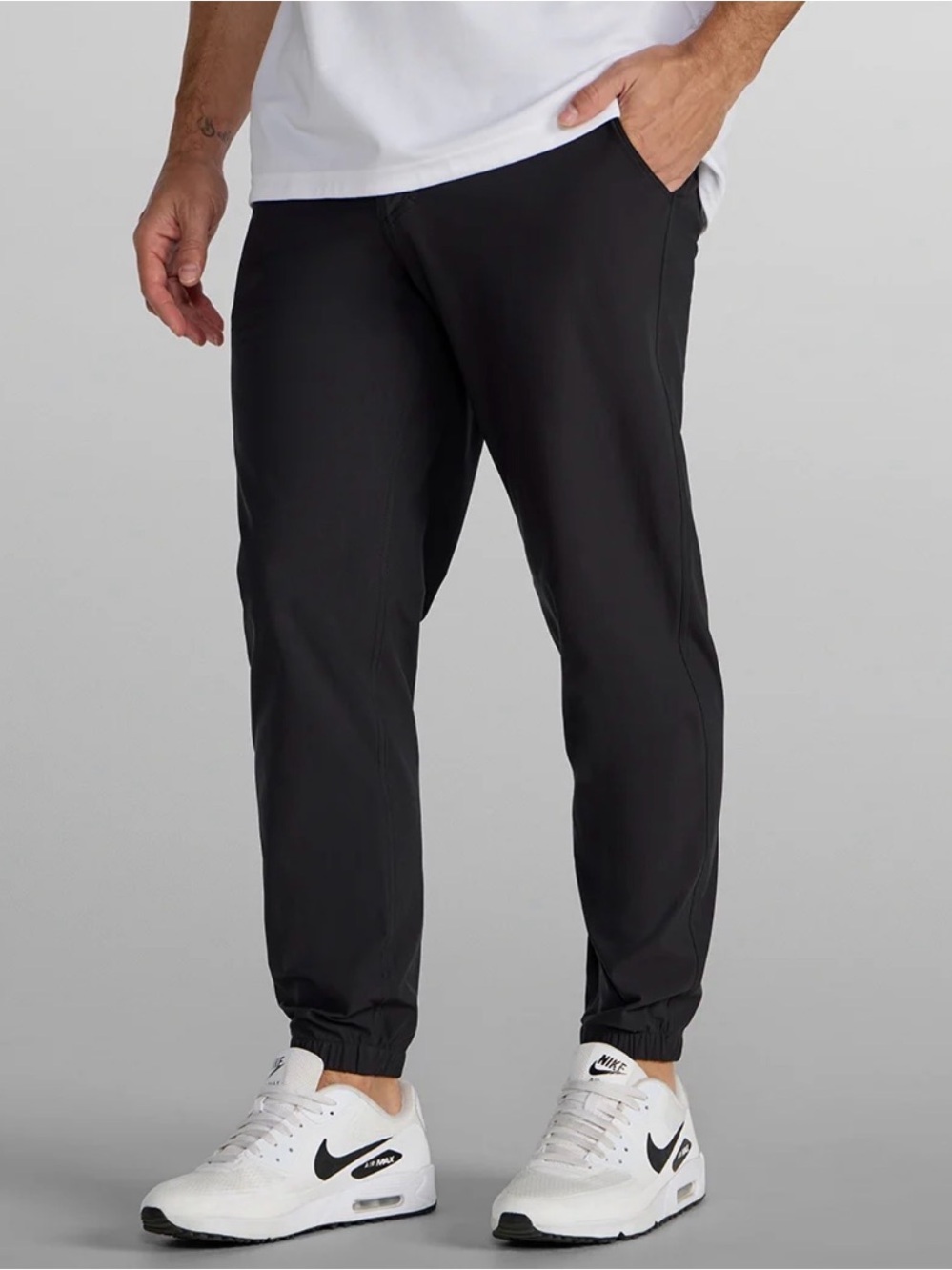 BYLT Premium Basics Men's Black Ace Jogger Pants - BNWT Size 36